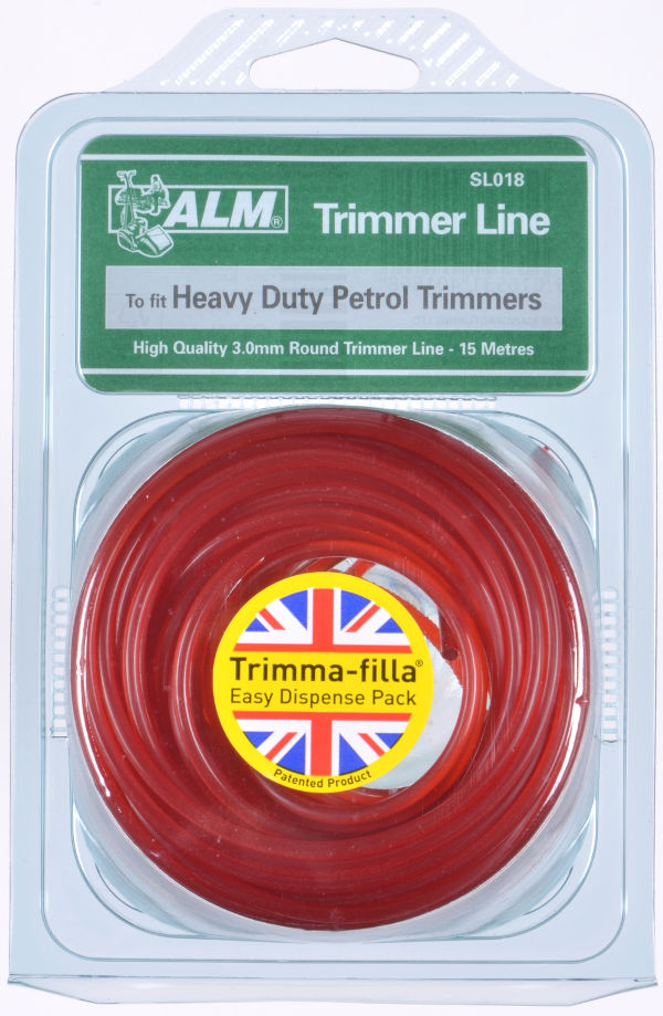 3mm x 15m - Red Trimmer Line - Click Image to Close